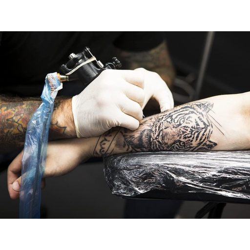 Gekufa Naslon za ruku za tetoviranje, podesiva visina 66-89 cm, debela pjena, PVC koža