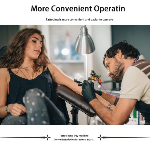 Gekufa Tetoválás Kartámasz Állítható Magasság 66-89cm Vastag Hab PVC Bőr