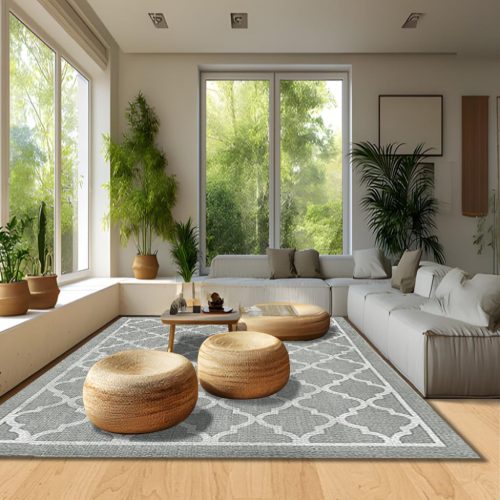 RV MURTS Vonkajší koberec 120x160 cm - Odolný voči poveternostným vplyvom, Vodoodolný, Protišmykový kempingový koberec na balkón, terasu, do záhrady - Umývateľný, Odolný voči UV žiareniu