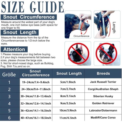 Sunshine smile Silikonska brnjica za pse srednje i velike pasmine, protiv lajanja