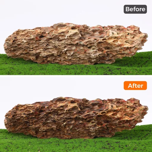 FISCAPE Ultra Nagy Természetes Akvárium Kő 55-61 cm Halastank Dekoráció Dragon Stone
