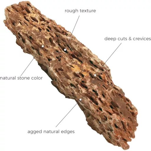 FISCAPE Ultra Nagy Természetes Akvárium Kő 55-61 cm Halastank Dekoráció Dragon Stone