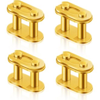   NQEUEPN 4 ks spojovacie články oceľová zliatina pre motocykle ATV Quad 50-125cc T8F hlavné články reťaze