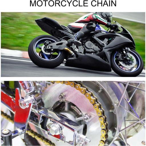 NQEUEPN 4 ks spojovacie články oceľová zliatina pre motocykle ATV Quad 50-125cc T8F hlavné články reťaze