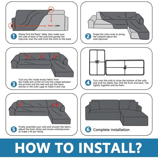 Ystyle L alakú kanapévédő huzat 2+3 személyes bézs rugalmas