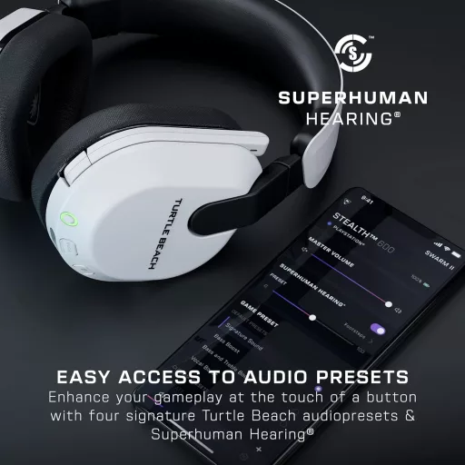 Turtle Beach Stealth 600 Wireless Gaming Headset Xbox fehér 80 órás akkumulátor