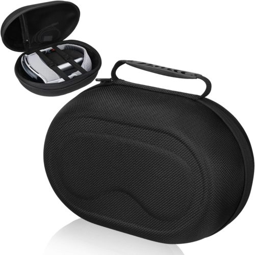 FDOUIGE Kemény Hordtáska Apple Vision Pro VR Szemüveghez - Vízálló, Ütésálló Védőtok Kiegészítőknek, Kézi Fogantyúval, Fekete