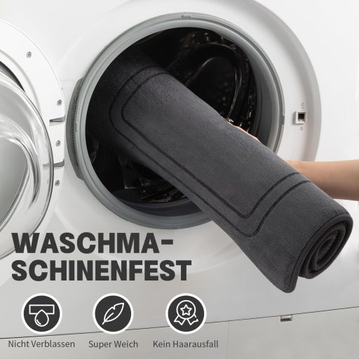 chakme 3 részes fürdőszobai szőnyeg szett memóriahabos csúszásmentes szürke