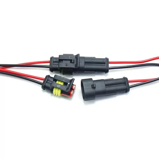 shengbowi Vízálló Gyorscsatlakozó Készlet 2/3/4 Pólusú 16-20AWG - Autó, Motor, Hajó Elektromos Vezeték Csatlakozók Járművekhez