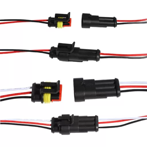 Set Conectori Rapizi Impermeabili shengbowi 2/3/4 Poli 16-20AWG - Conectori Electrici pentru Cabluri Auto, Moto, Ambarcațiuni, Vehicule