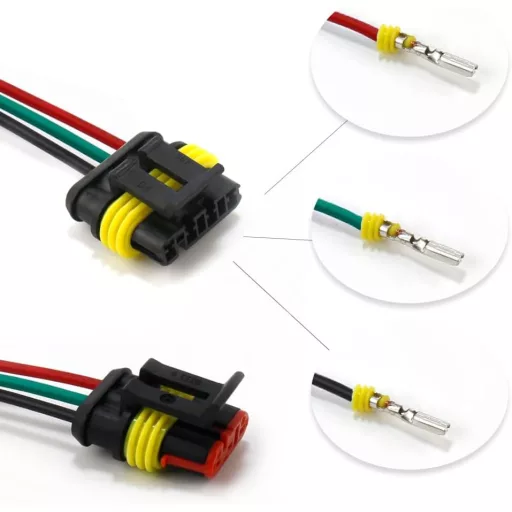 Set Conectori Rapizi Impermeabili shengbowi 2/3/4 Poli 16-20AWG - Conectori Electrici pentru Cabluri Auto, Moto, Ambarcațiuni, Vehicule