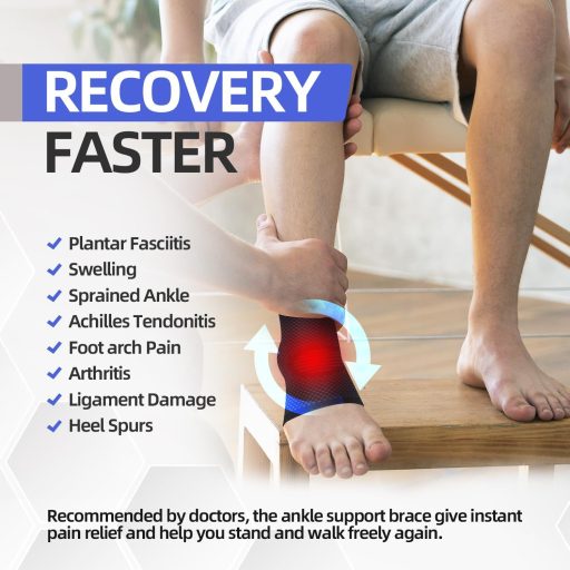 Lexniush 2 db Bokaszalag Támogatás Sportsérüléshez, Plantar Fasciitis Kompressziós Zokni