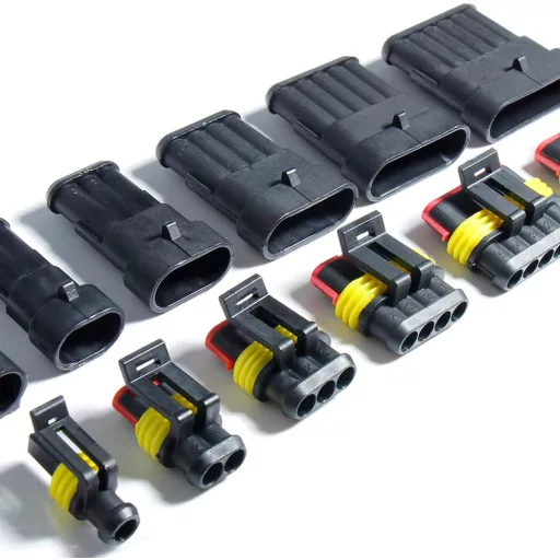 shengbowi Vízálló Elektromos Gyorscsatlakozó Készlet 2-6 Pólusú 16-20AWG - Autó, Motor, Hajó, Teherautó Vezeték Összekötő Szett