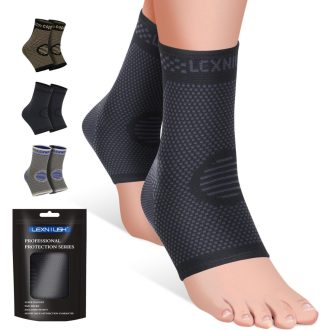   Lexniush 2 db Bokaszalag Támogatás Sportsérüléshez, Plantar Fasciitis Kompressziós Zokni