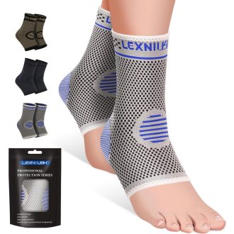   Lexniush 2 db Bokaszalag Támogatás Sportsérüléshez, Plantar Fasciitis Kompressziós Zokni