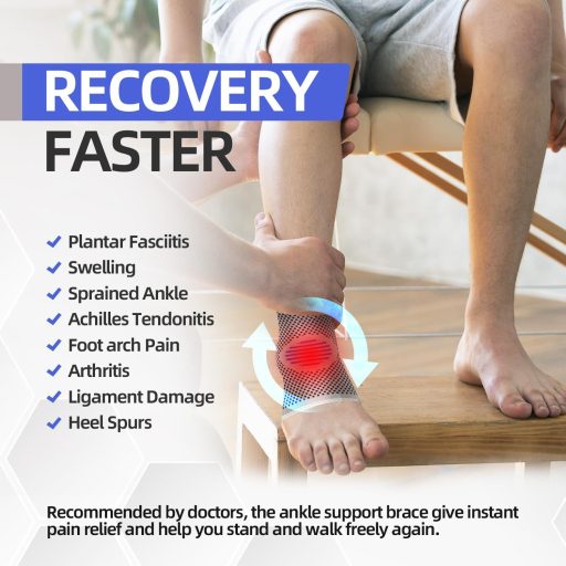 Lexniush 2 db Bokaszalag Támogatás Sportsérüléshez, Plantar Fasciitis Kompressziós Zokni