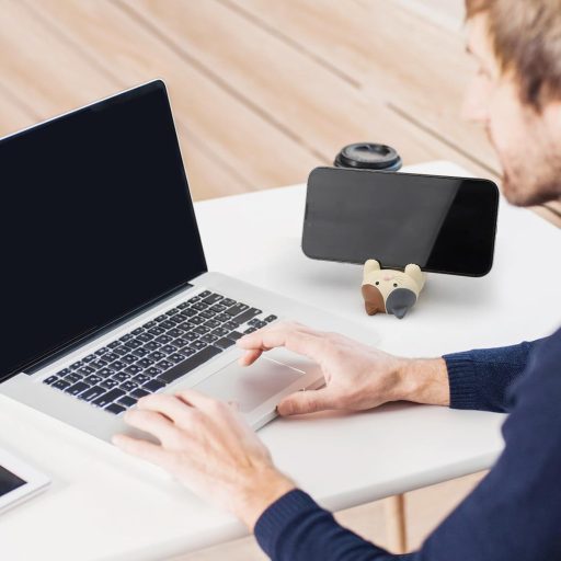 HENGBIRD 2 Bucăți Suport de Telefon Pisică Amuzant, Stativ de Birou pentru Telefon Mobil, Design Drăguț Cap de Pisică, Suport Smartphone