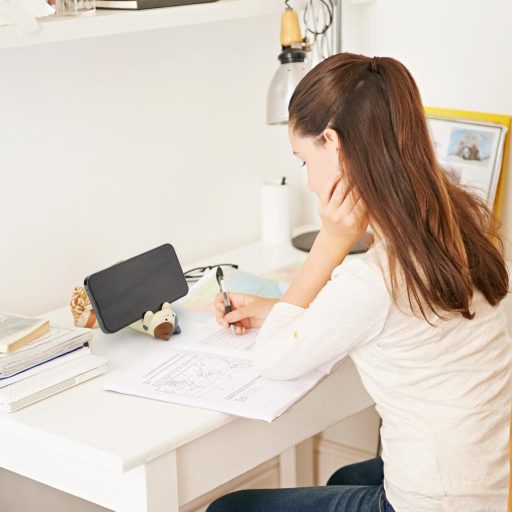 HENGBIRD 2 Bucăți Suport de Telefon Pisică Amuzant, Stativ de Birou pentru Telefon Mobil, Design Drăguț Cap de Pisică, Suport Smartphone