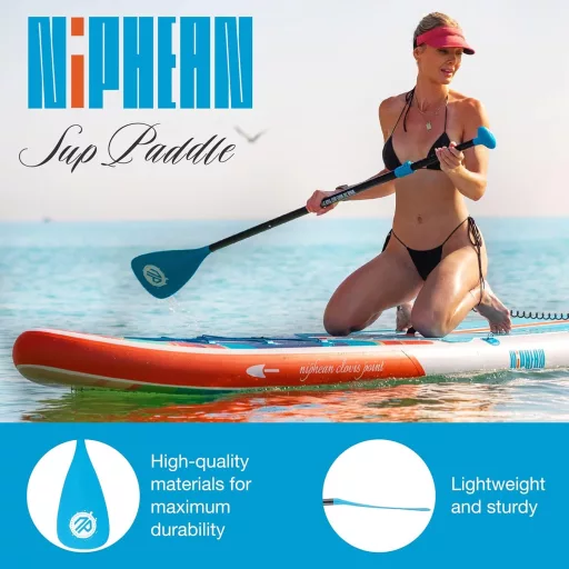 niphean SUP evező, lebegő kajak evező, állítható dupla evező 198-218 cm