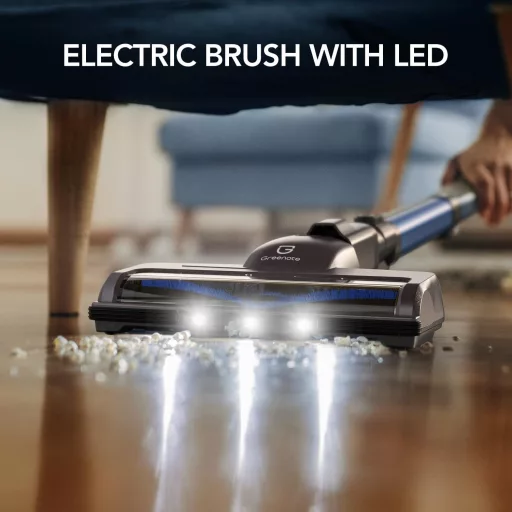 Greenote Akkumulátoros Porszívó 30 Perc Üzemidő LED Kijelzővel Kiegészítőkkel