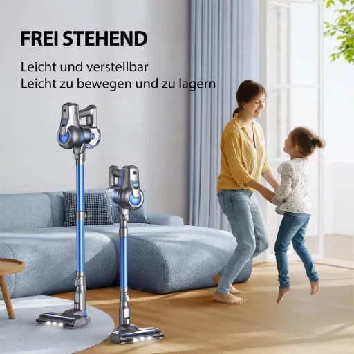 Greenote Akkumulátoros Porszívó 30 Perc Üzemidő LED Kijelzővel Kiegészítőkkel