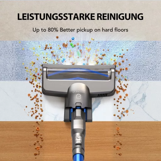 Greenote Akkumulátoros Porszívó 30 Perc Üzemidő LED Kijelzővel Kiegészítőkkel