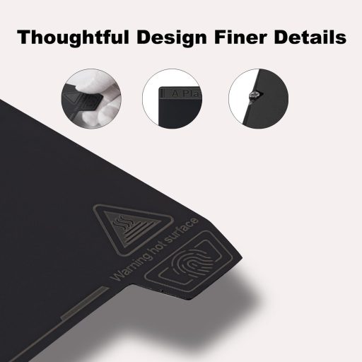 Suprafață de imprimare PEI Aladrs 235x235mm pentru imprimantă 3D Ender, bază flexibilă