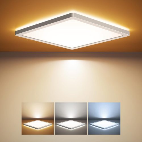 BLNAN LED Mennyezeti Lámpa 24W Ultravékony - 3 Színhőmérséklet (3000K/4000K/5000K) 2400LM - Hálószobába, Nappaliba, Konyhába, Fürdőszobába