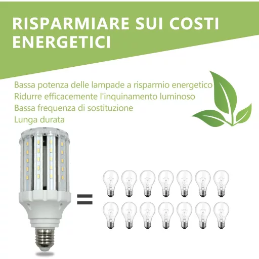 Wenscha 25W LED E27 3000K teplá biela žiarovka, náhrada 120W halogénu