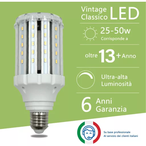 Bec LED Wenscha 25W E27 3000K alb cald, echivalent cu halogen de 120W