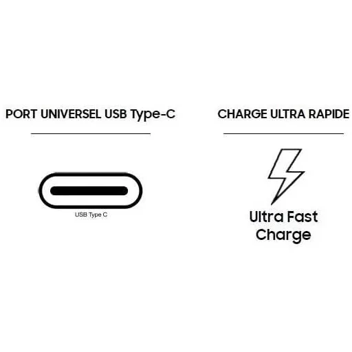 Samsung 25W USB-C Gyorstöltő Adapter Fekete - Eredeti Töltő Kábel Nélkül