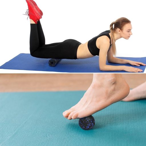 LOPHE 3 részes masszázslabda és fascia roller szett kék