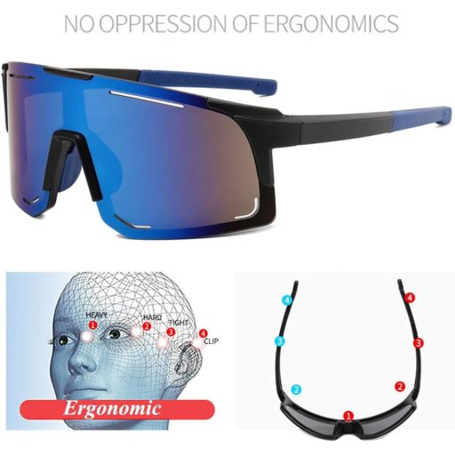 YGCHEN Kerékpáros Napszemüveg Fotokróm Sportüveg Férfiaknak és Nőknek