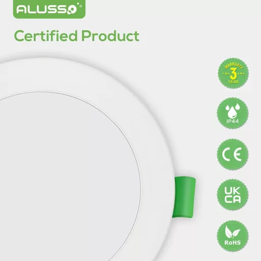 ALUSSO LED Ugradbena Spot Svjetiljka 15W Zatamnjiva Topla/Neutralna/Hladna Bijela 6 kom