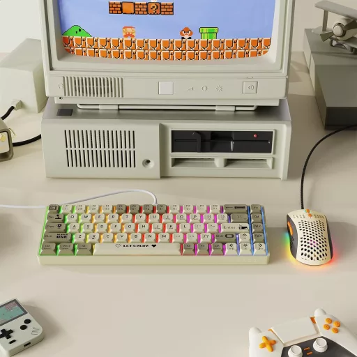 Tastatură Mecanică MAMBASNAKE AK680, 68 de Taste + Mouse Gaming 6400 DPI RGB