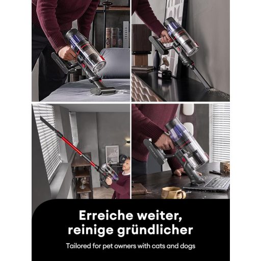 Ultenic 50000PA Akkumulátoros Porszívó 550W, 60 Perc Üzemidő, Állat Szőr Eltávolítás