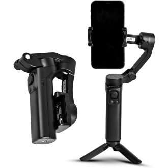  STRBDYI 3 tengelyes telefonstabilizátor, összecsukható gimbal vlogging és YouTube videózáshoz