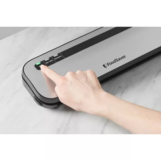 Aparat de vidat FoodSaver VS1290X - prospețime de 5 ori mai mare, 50% economie de spațiu