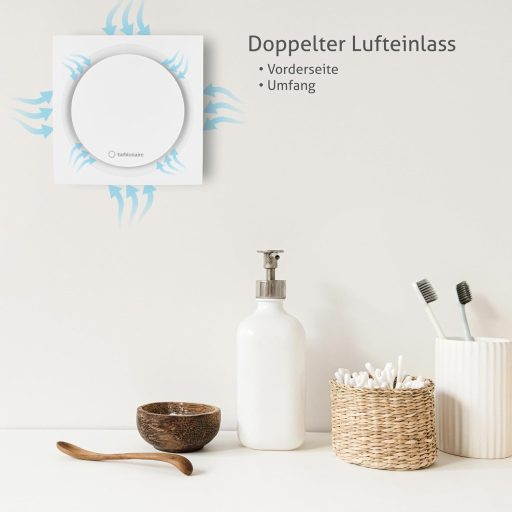 Turbionaire RING 150 SW fürdőszobai ventilátor, 150mm, dupla szívás, vízálló, visszacsapó szeleppel