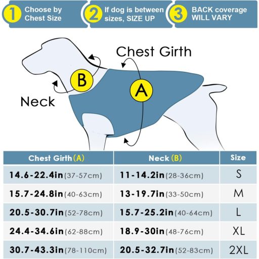 Vestă de salvare pentru câini BootyBay ThinkPet - Vestă de salvare ajustabilă pentru câini de talie medie, reflectorizantă, flotabilitate mare, mâner de salvare, L
