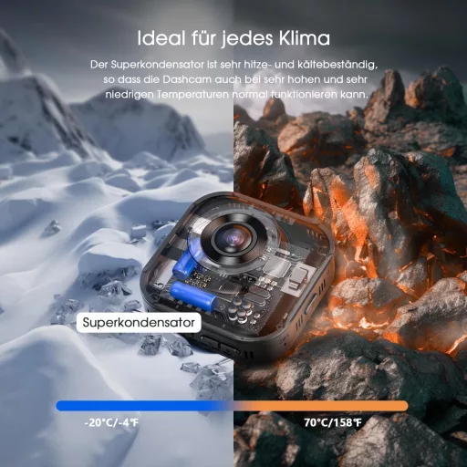 Avylet Autós Fedélzeti Kamera 1080P WiFi IPS Kijelzővel