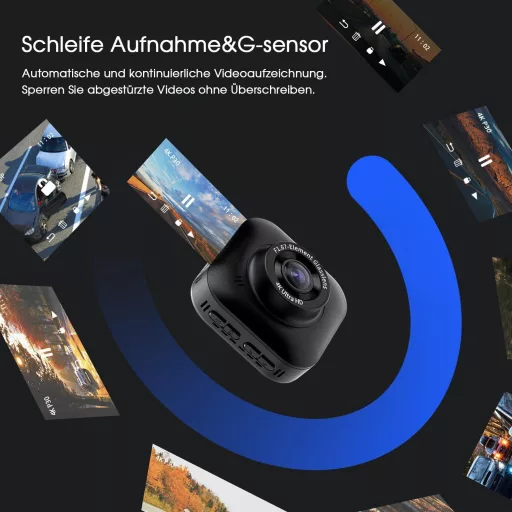 Avylet Autós Fedélzeti Kamera 1080P WiFi IPS Kijelzővel