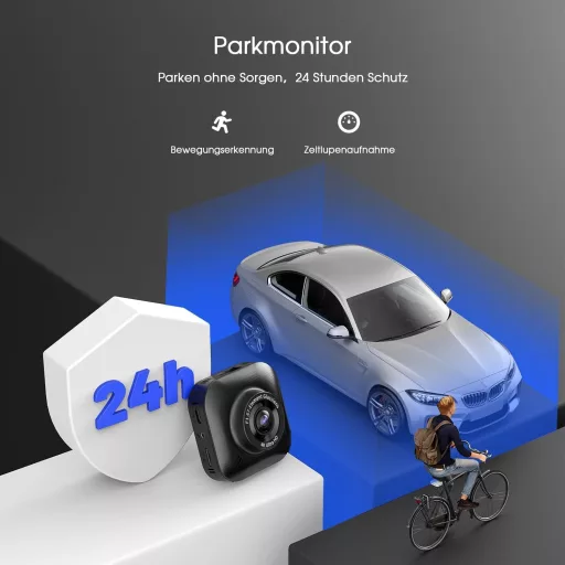 Avylet auto kamera s 1080P WiFi IPS zaslonom