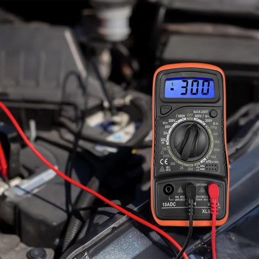 WinGluge Digitális Multiméter LCD Kijelzővel, Feszültségmérő és Akkuteszter AC/DC