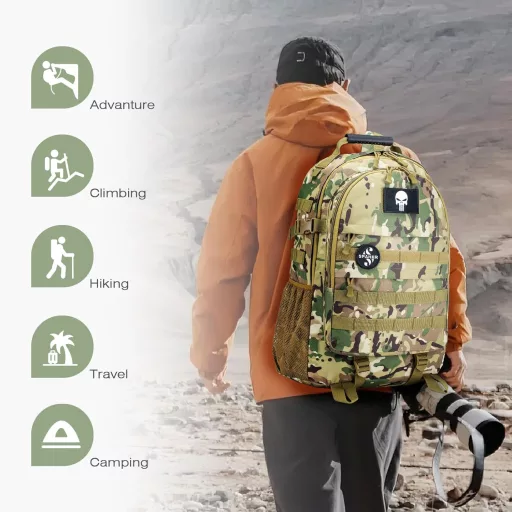 SPAHER B721 Unisex Hátizsák Iskolai Munka Utazás