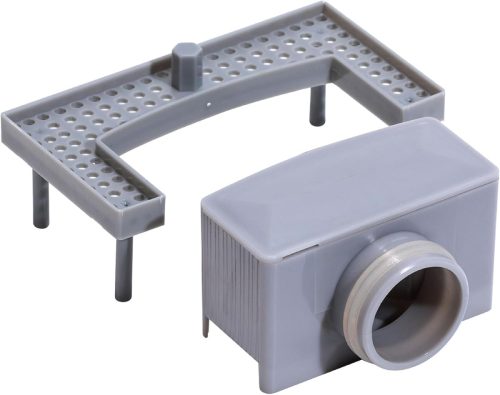 KOOBON Zuhanylefolyó Szifon Szagzárral - 40 mm Átmérőjű Hajfogó Szűrő Készlet, PVC Anyagú Padlólefolyó Rendszer Fürdőszobához