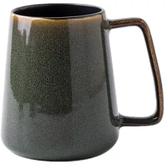   WOQIJENCV 700ml Kerámia Kávésbögre Zöld - Nagy Kapacitású Cappuccino és Teásbögre