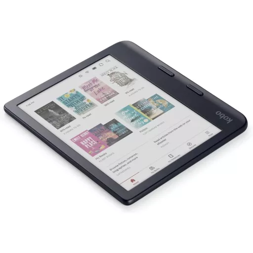 Kobo Libra Colour Fekete E-könyv Olvasó 7" Kijelzővel, 32GB Tárhely, Vízálló, Ergonomikus Kialakítás, Színes Képernyő