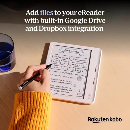 Kobo Libra Colour Fekete E-könyv Olvasó 7" Kijelzővel, 32GB Tárhely, Vízálló, Ergonomikus Kialakítás, Színes Képernyő