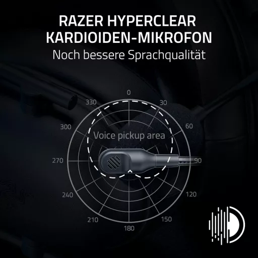 Căști Gaming cu Fir Razer BlackShark V2 X pentru PlayStation cu Microfon cu Anularea Zgomotului